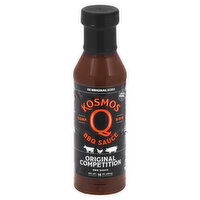 Kosmos Q BBQ Sauce, Original Competition, 14 Ounce