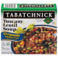 Tabatchnick Tuscany Lentil Soup, Organic, 15 Ounce