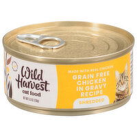 Wild Harvest Cat Food, Grain Free, Chicken in Gravy Recipe, Shredded, 5.5 Ounce