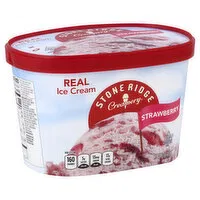 Stoneridge Creamery Ice Cream, Strawberry, 1.5 Quart