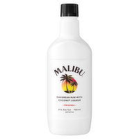 Malibu Caribbean Rum, with Coconut Liqueur, Original, 750 Millilitre