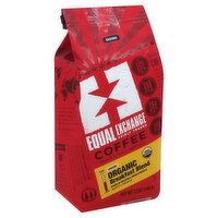 Equal Exchange Coffee, Organic, Ground, Breakfast Blend, 12 Ounce