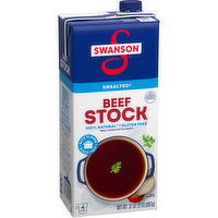 Swanson® 100% Natural Unsalted Beef Stock, 32 Ounce