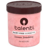 Talenti Sorbetto, Dairy-Free, Summer Strawberry, 1 Pint