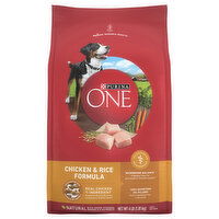 Purina One Dog Food, Natural, Chicken & Rice Formula, Adult, 4 Pound