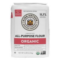 King Arthur All-Purpose Flour, Organic, Unbleached, 5 Pound