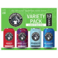 Woodchuck Hard Cider, Variety Pack, 12 Cans, 12 Each