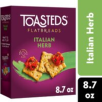 Toasteds Crackers, Italian Herb, 8.7 Ounce