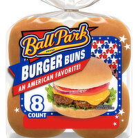 Ball Park White Burger Buns, 8 count, 15 oz, 8 Each