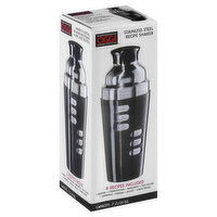 Oggi Recipe Shaker, Stainless Steel, 23 oz, 1 Each
