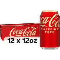 Coca-Cola  Caffeine Free Soda Soft Drink, 12 Each