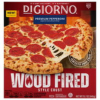 DiGiorno Wood Fired Style Crust Premium Pepperoni Pizza, 15.7 Ounce