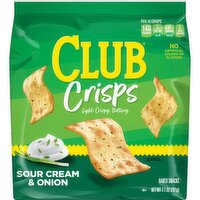 Club Cracker Crisps, Sour Cream and Onion, 7.1 Ounce