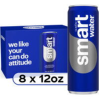 smartwater Smartwater Premium Canned Drinking Water, 12 Fluid ounce