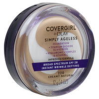 CoverGirl + Olay Simply Ageless Instant Wrinkle Defying, Medium Light 235, Broad Spectrum SPF 28, 12 Gram