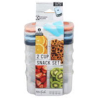 Fit + Fresh Snack Set, 2 Cup, 1 Each