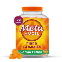 Metamucil Not Applicable Fiber Gummies Supplement, Orange Flavor, 72 Each