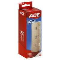 ACE Elastic Bandage, with Clips, 6 Inch, 1 Each