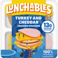 Lunchables Turkey & Cheddar Cheese with Crackers Snack Kit, 3.2 Ounce