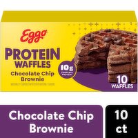 Eggo Frozen Waffles, Chocolate Chip Brownie, 12.3 Ounce