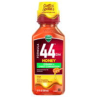 Vicks Vicks Formula 44 DM Cough & Congestion Liquid, Cough Medicine for Adults, Honey, 12 fl oz, 12 Fluid ounce