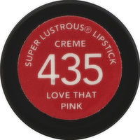 Revlon Super Lustrous Lipstick, Creme, Love That Pink 435, 1 Each