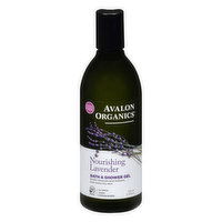 Avalon Organics Nourishing Lavender Bath & Shower Gel, 12 Fluid ounce