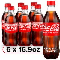 Coca-Cola  Soda Soft Drink, 6 Each