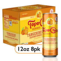 Topo Chico  Sabores Tangerine With Ginger Extract Cans