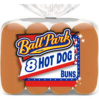 Ball Park White Hot Dog Buns, 8 count, 14 oz, 8 Each