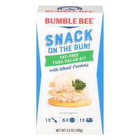 Bumble Bee Snack on the Run! Snack on the Run! Fat-Free Tuna Salad with Wheat Crackers Kit, 3.35 Ounce