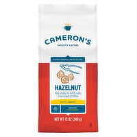 Cameron's Coffee Bag, Flavored, Hazelnut Light Roast Ground Coffee, 12 Ounce