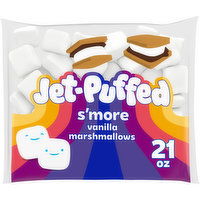 Jet-Puffed S'more Vanilla Marshmallows, 21 Ounce