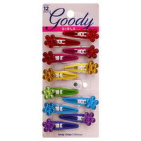 Goody Girls Clips, Snap, 12 Each