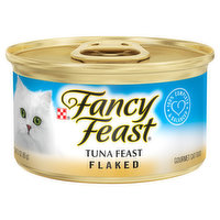 Fancy Feast Cat Food, Gourmet, Flaked, Tuna Feast, 3 Ounce