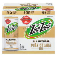 Zing Zang Pina Colada Mix, All Natural, 6 Each