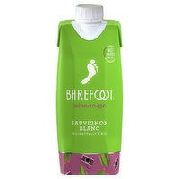 Barefoot Sauvignon Blanc White Wine Tetra 500ml , 500 Millilitre