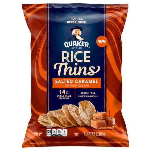 Quaker Rice Thins, Salted Caramel