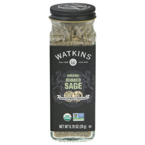 Watkins Sage, Organic, Rubbed