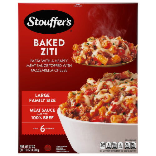 Stouffer's Ziti, Baked, Large Family Size