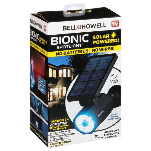 Bell+Howell Bionic Spotlight Light, LED, Solar Powered