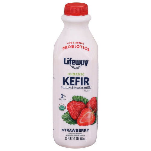 Lifeway Kefir, Organic, Strawberry