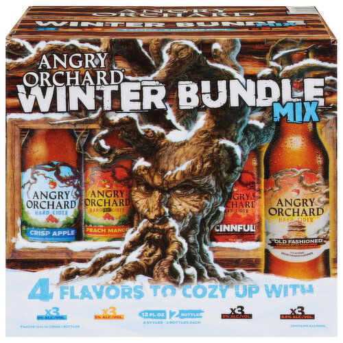 Angry Orchard Hard Cider, Assorted, Winter Bundle Mix