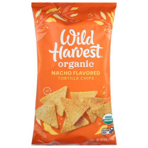 Wild Harvest Organic Nacho Flavored Tortilla Chips
