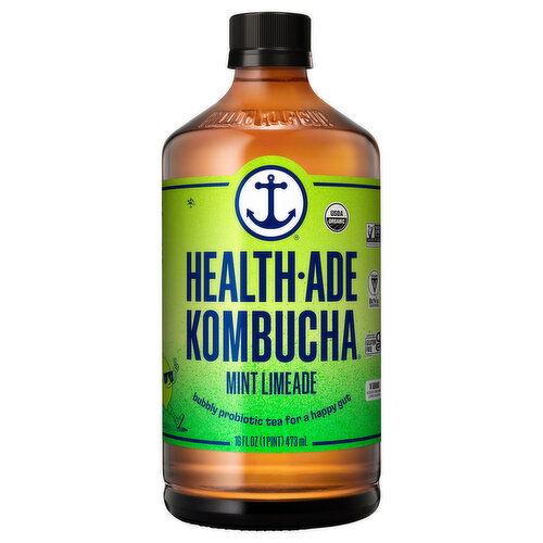 Health-Ade Kombucha, Mint Limeade