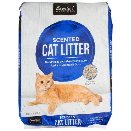 Essential Everyday Cat Litter, Fresh and Clean Scent, Scented