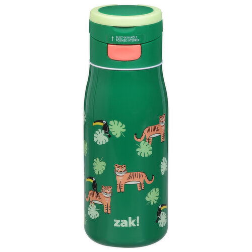 Zak! Everyday Smiles Bottle, Leak-Proof 13.5 Ounce