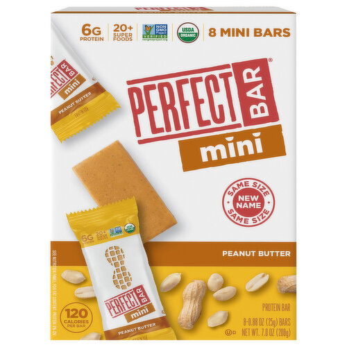 Perfect Bar Mini Protein Bar, Peanut Butter