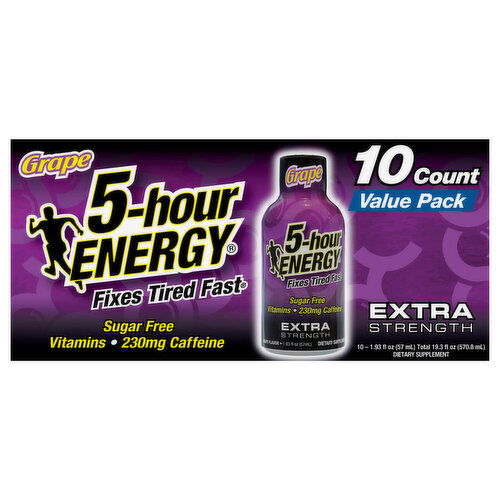 5-Hour Energy Extra Strength Grape Energy Shot Value Pack