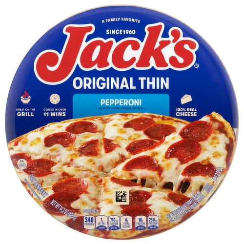 Jack's Pizza, Original Thin, Pepperoni